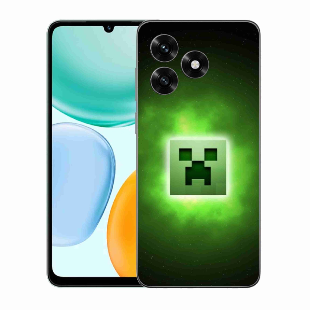 Gél borítás mmCase a Honor X5c Plus számára - minecraft