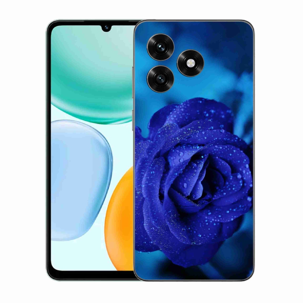 Gél borítás mmCase a Honor X5c Plus készülékhez - kék rózsa