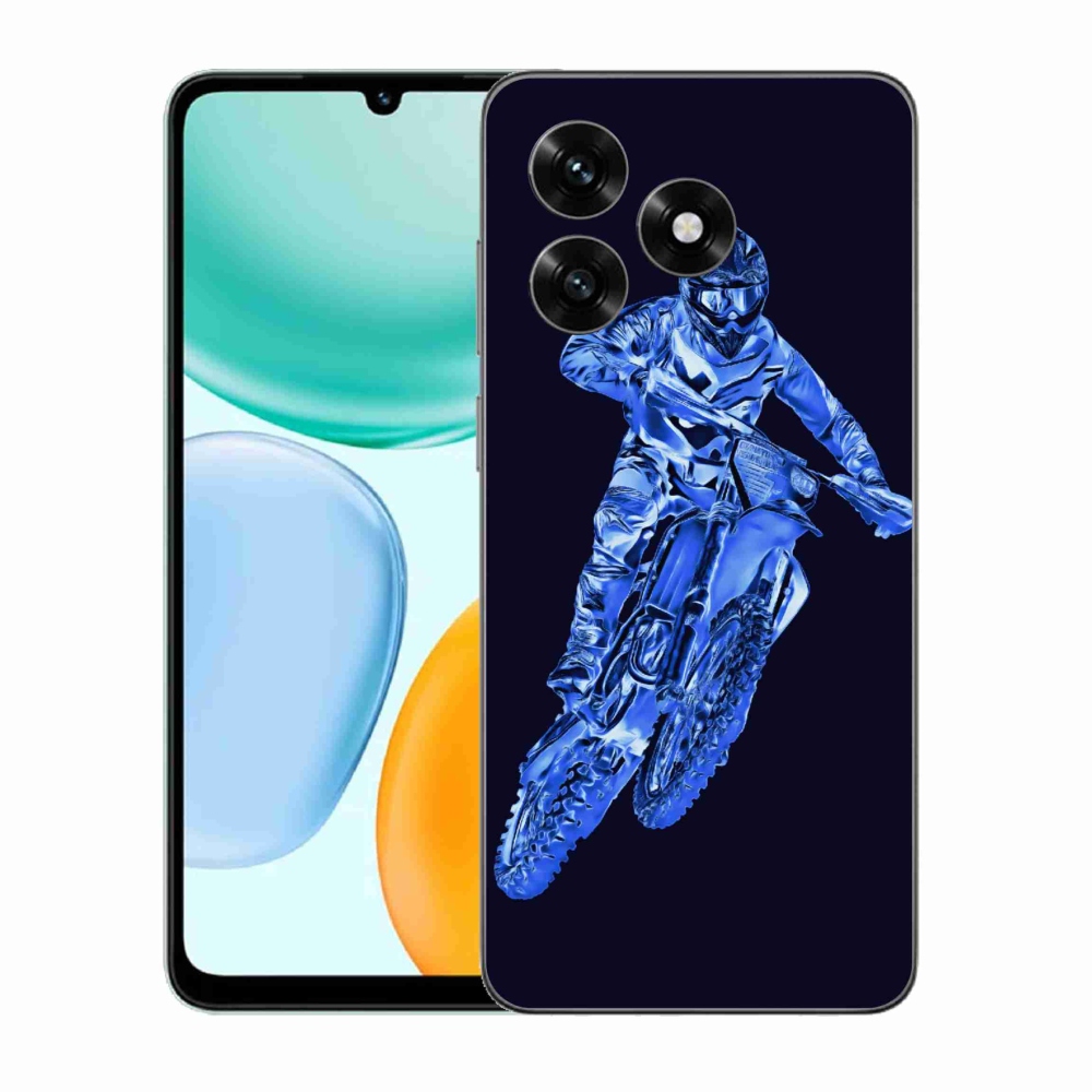 Zselés borítás mmCase a Honor X5c Plus számára - motocross 1