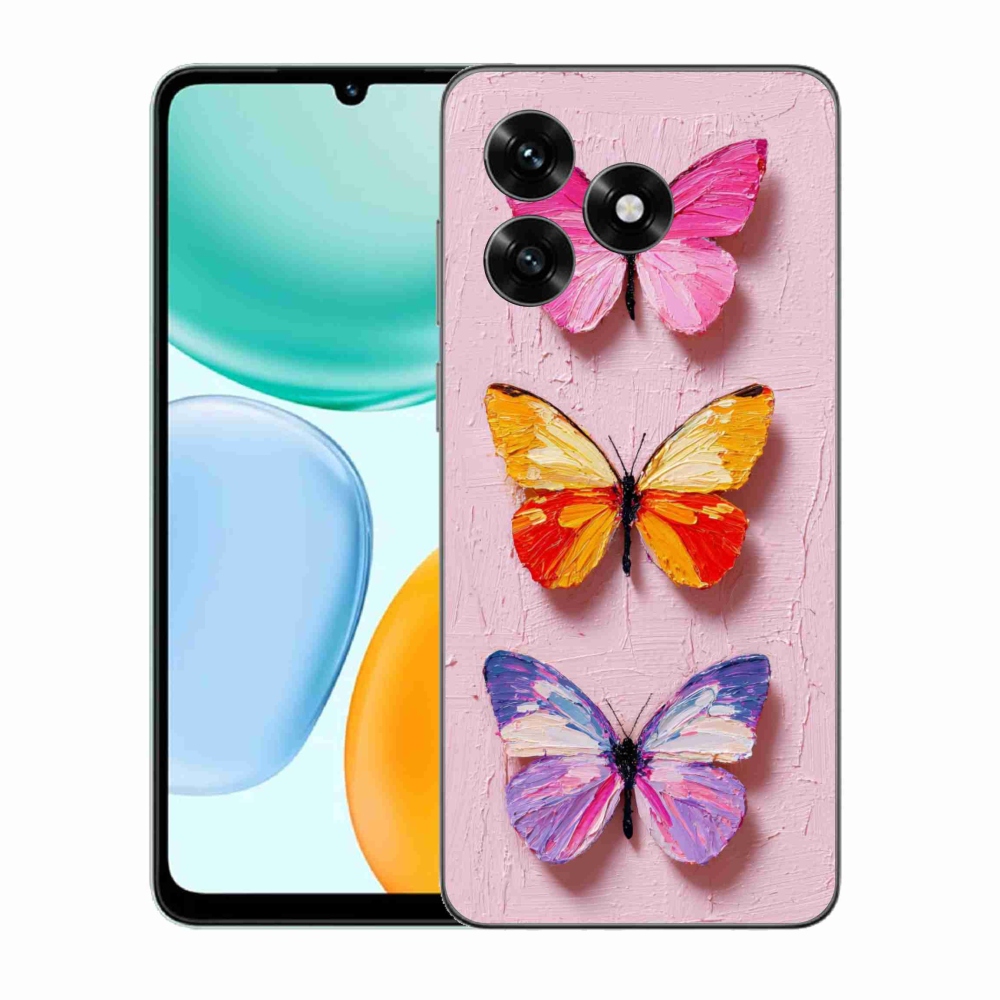 Gél borítás mmCase a Honor X5c Plus számára - pillangó szentháromság