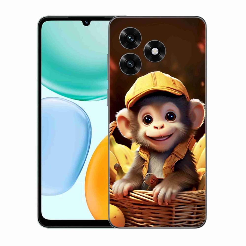 mmCase gél tok az Honor X5c Plus-hoz – majom a kosárban