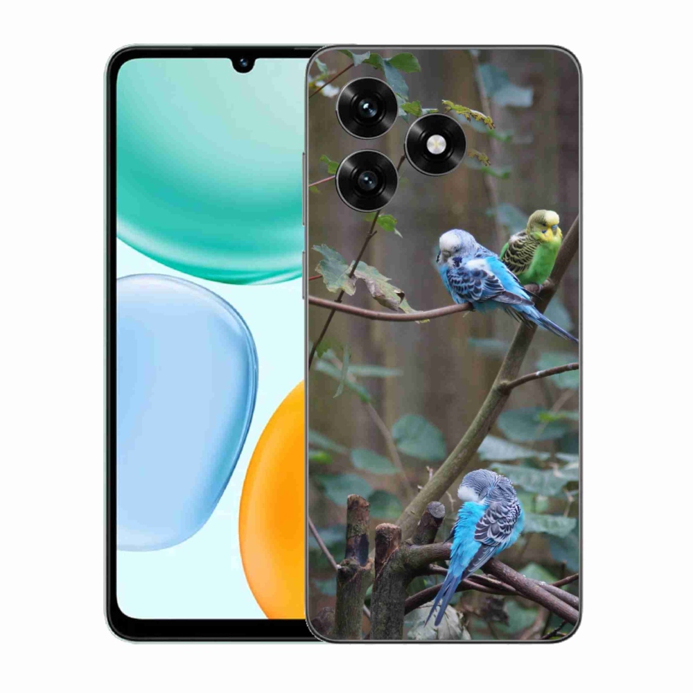 mmCase géltok az Honor X5c Plus-hoz – papagájok az ágon