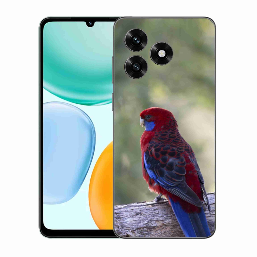 Zselés borítás mmCase a Honor X5c Plus készülékhez - papagáj rosela