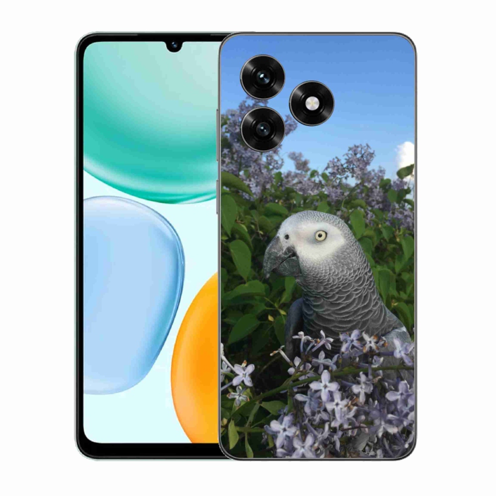 Zselés borítás mmCase a Honor X5c Plus készülékhez - papagáj