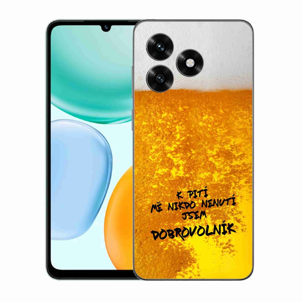 Gél borítás mmCase a Honor X5c Plus számára - sör motívum 4