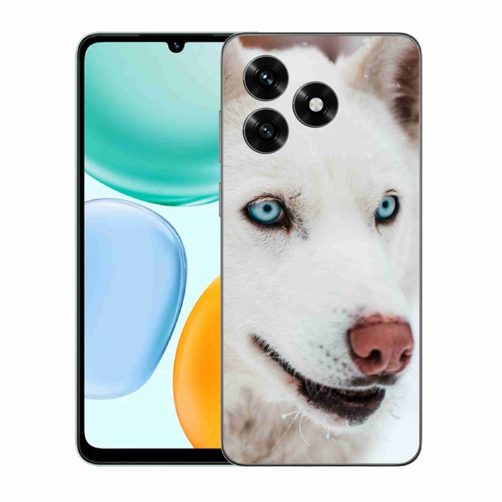 Zselés borítás mmCase a Honor X5c Plus számára - kutyaszemmel nézve