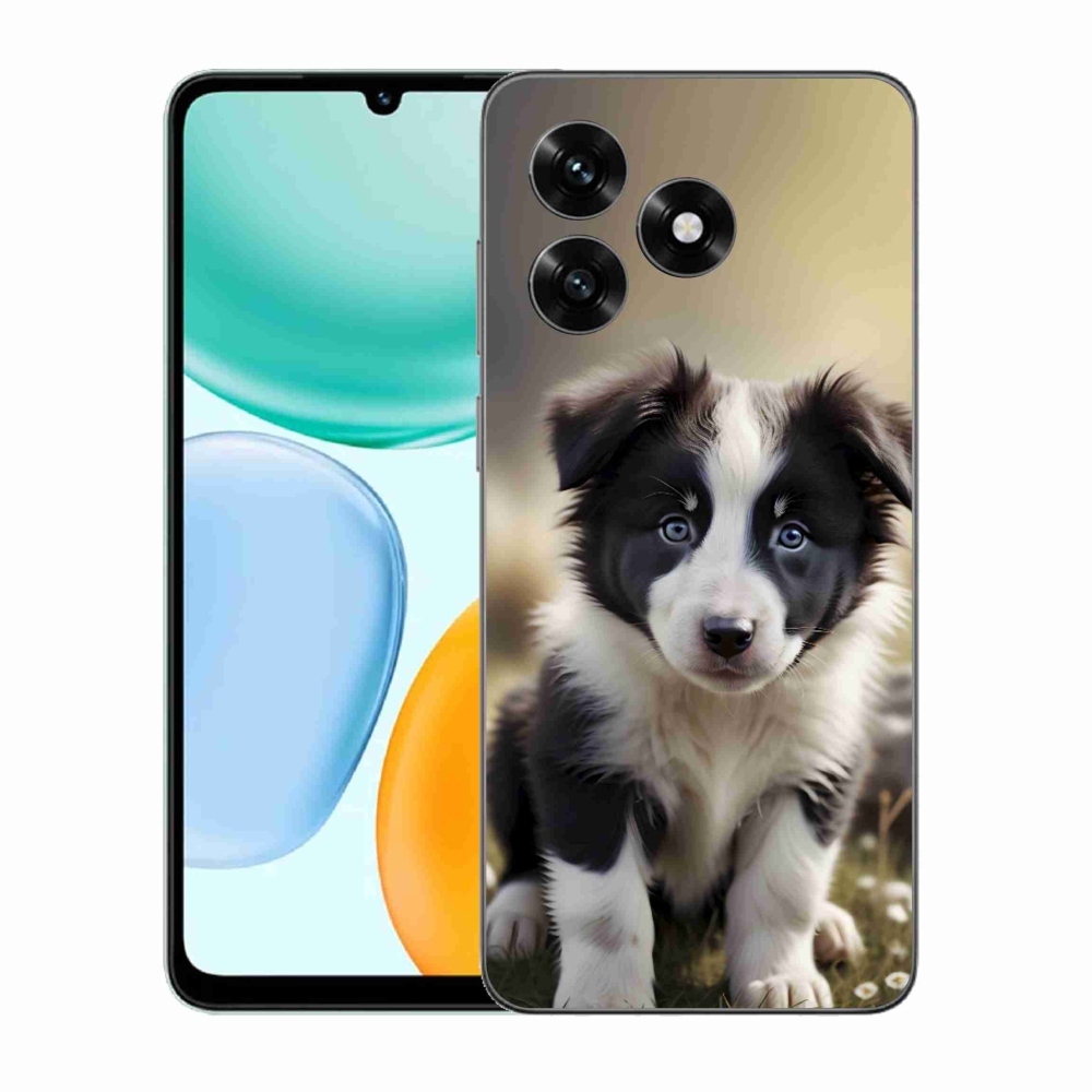 mmCase gél tok az Honor X5c Plus-hoz – aranyos border collie