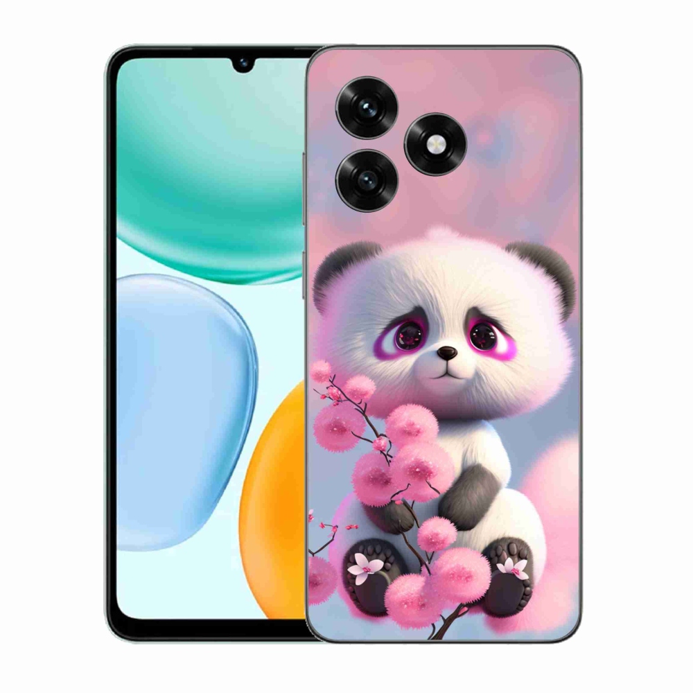 Gél borítás mmCase a Honor X5c Plus számára - aranyos panda 1