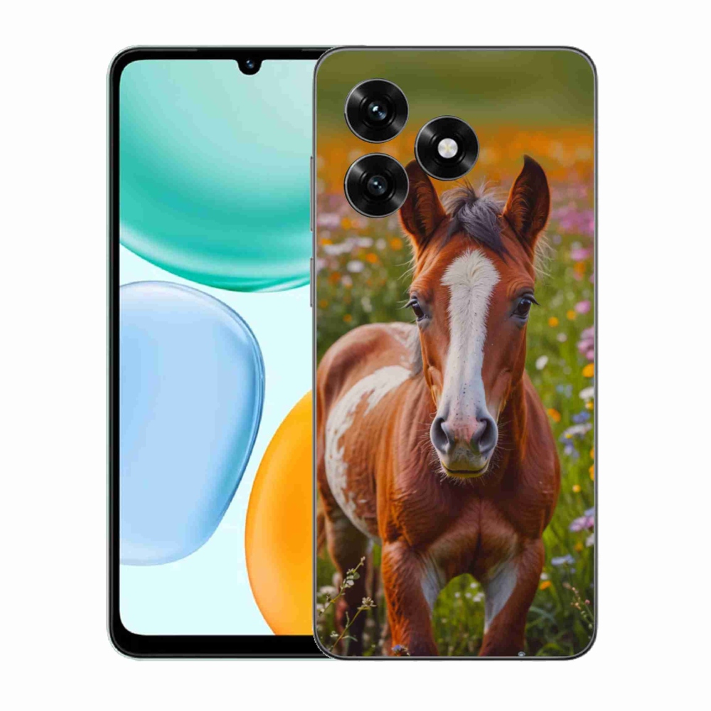 mmCase gél tok az Honor X5c Plus-hoz – aranyos csikó