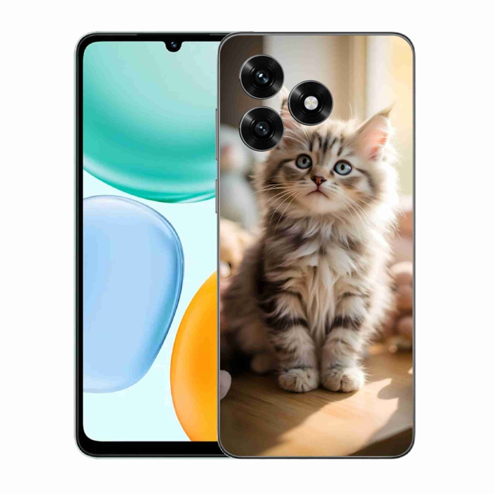 mmCase gél tok az Honor X5c Plus-hoz – aranyos cica 10
