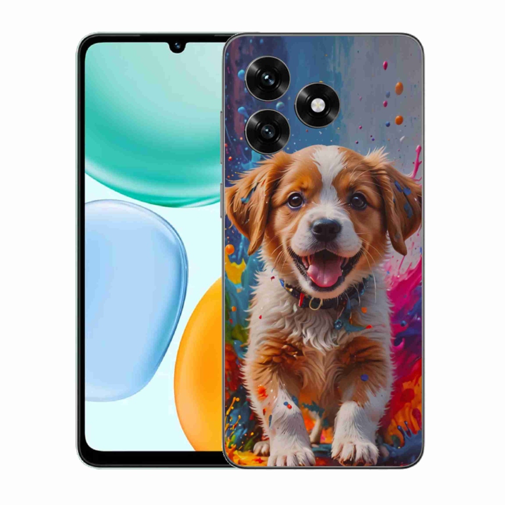 Gél borítás mmCase a Honor X5c Plus számára - aranyos kiskutya 3