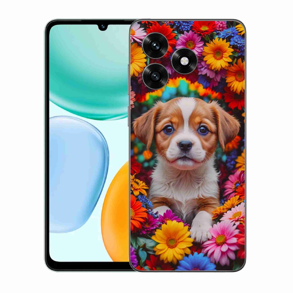 Gél borítás mmCase a Honor X5c Plus számára - aranyos kiskutya