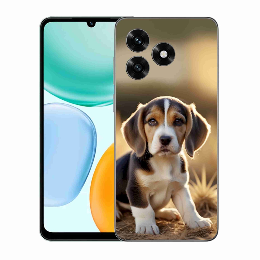 mmCase gél tok az Honor X5c Plus-hoz – aranyos beagle