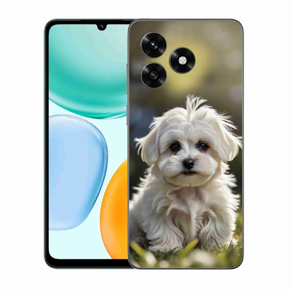 mmCase gél tok az Honor X5c Plus-hoz – aranyos máltai kutyus