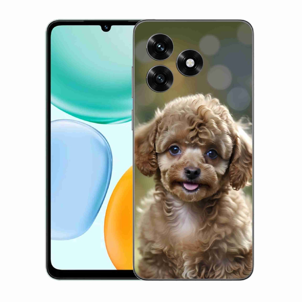 mmCase gél tok az Honor X5c Plus-hoz – aranyos pudli