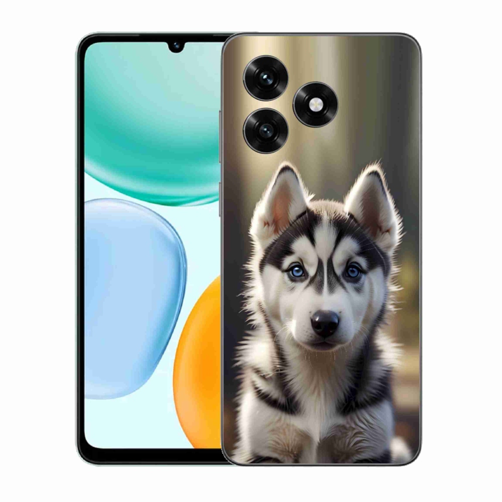 mmCase gél tok az Honor X5c Plus-hoz – aranyos szibériai husky