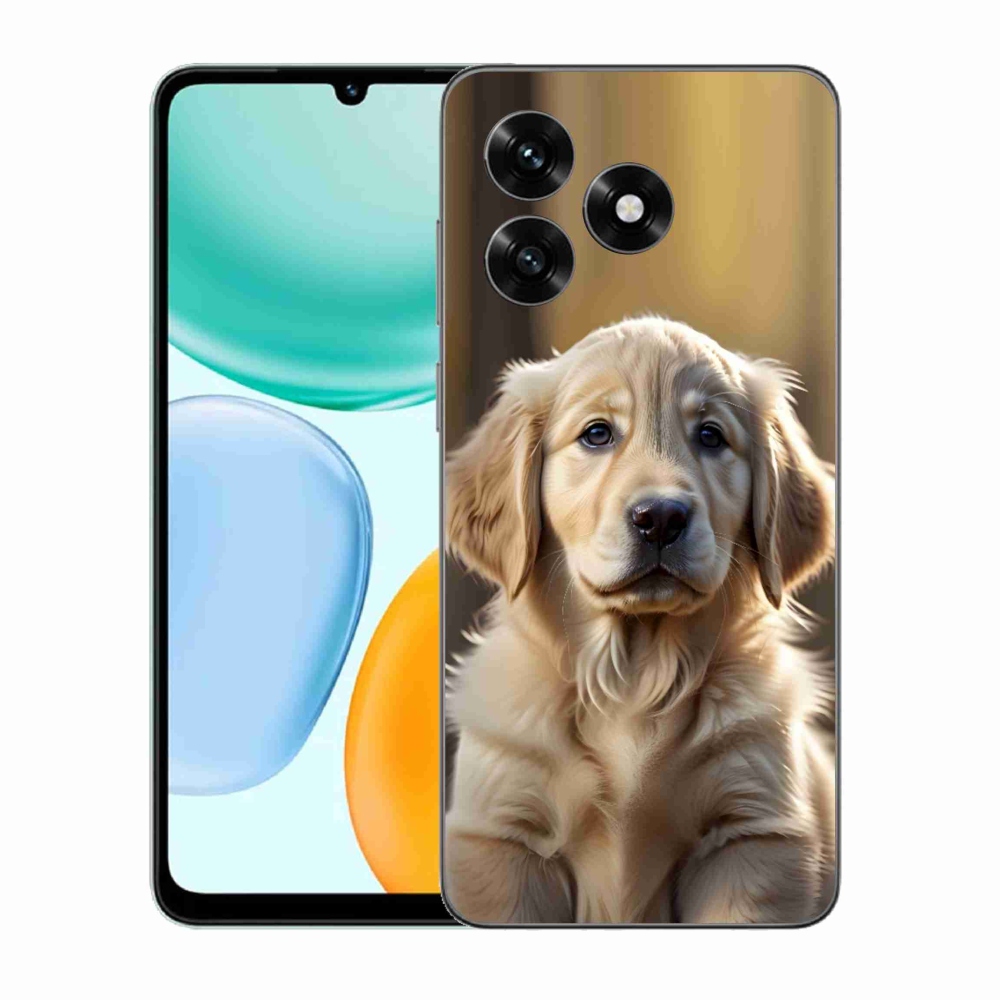 mmCase géltok az Honor X5c Plus-hoz – aranyos arany retriever