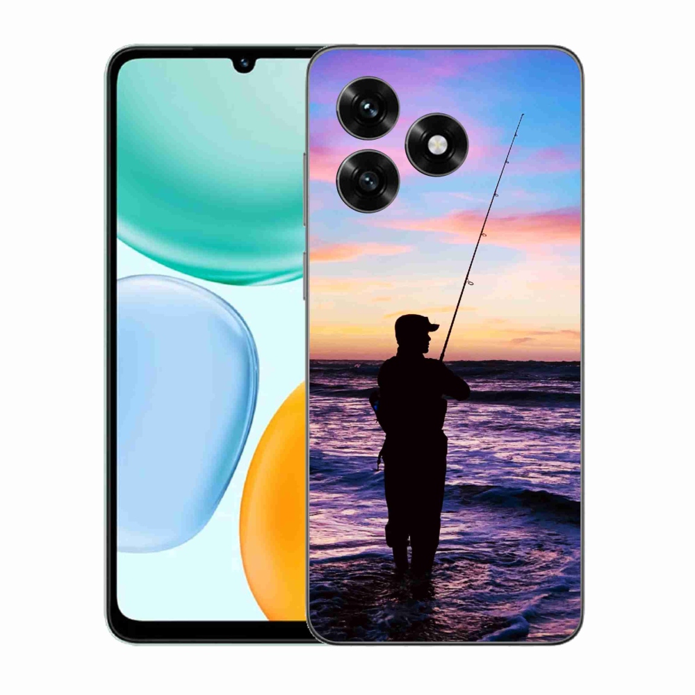 Zselés borítás mmCase a Honor X5c Plus számára - halászat 1