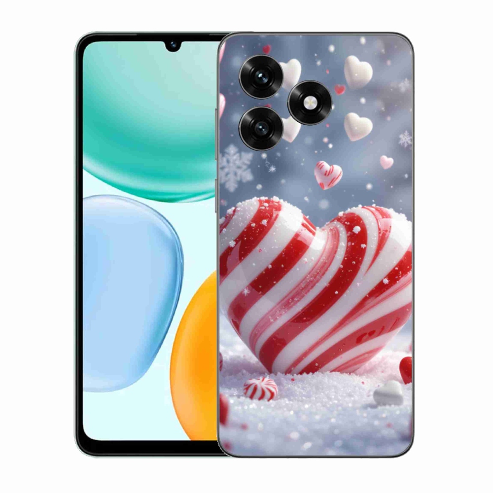 Gél borítás mmCase a Honor X5c Plus számára - édes szív