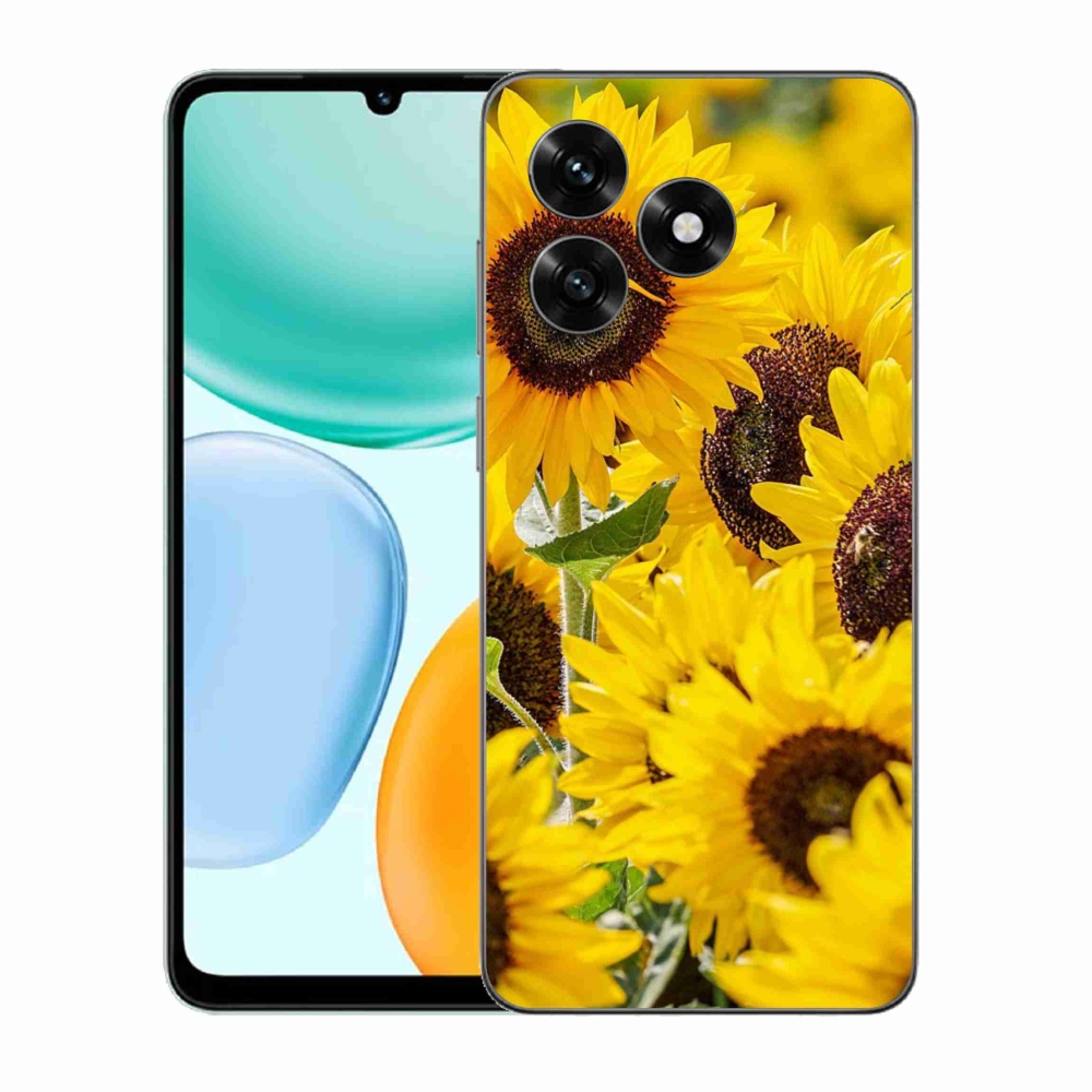 Zselés borítás mmCase a Honor X5c Plus készülékhez - Napraforgó