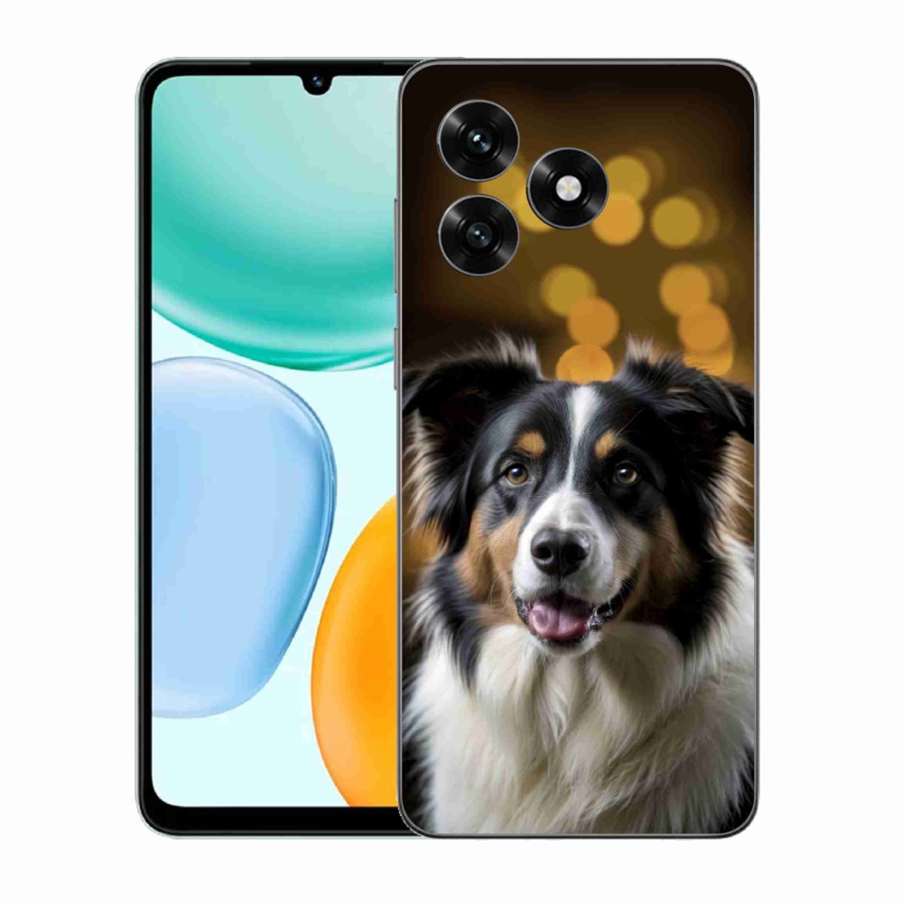 mmCase gél tok az Honor X5c Plus-hoz – mosolygó ausztrál juhászkutya