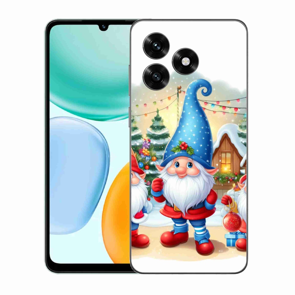 Gél borítás mmCase a Honor X5c Plus számára - Karácsonyi manók