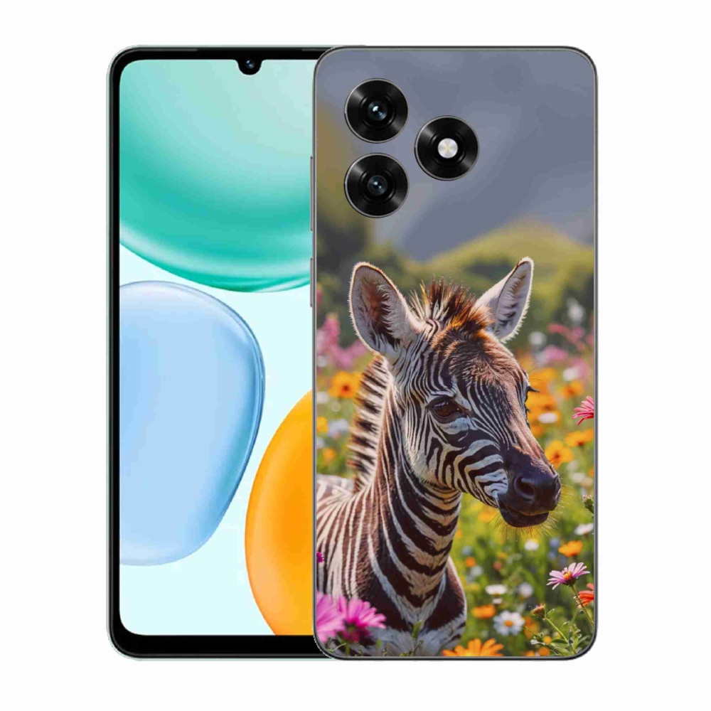 mmCase gélhuzat az Honor X5c Plus-hoz – zebra a réten