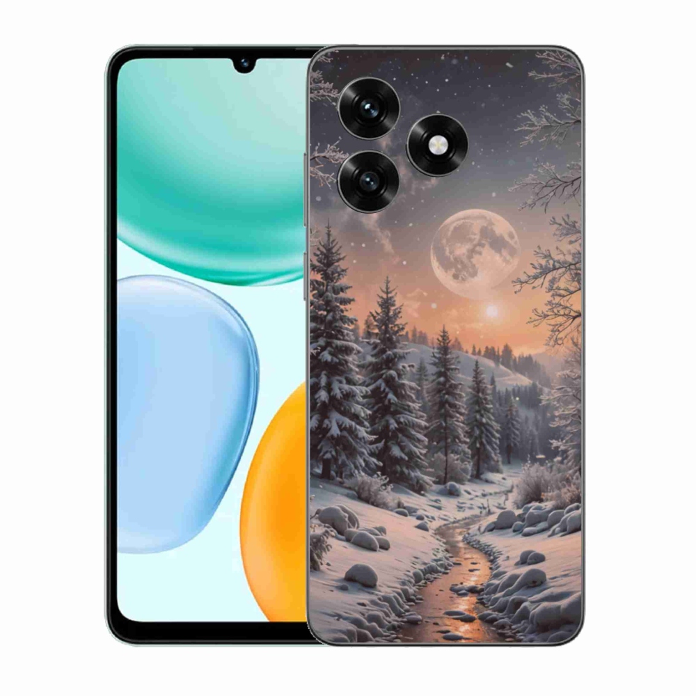 Gél borítás mmCase a Honor X5c Plus számára - téli táj 2