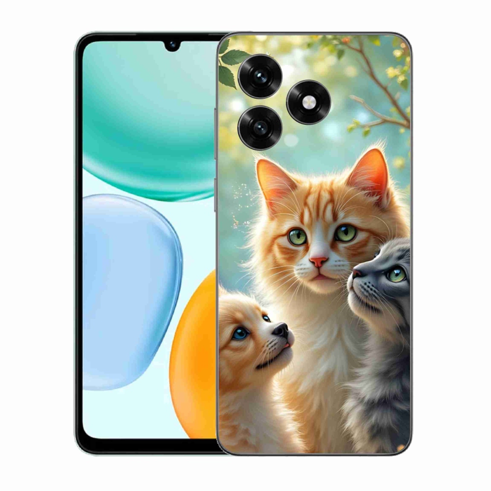 Gél borítás mmCase a Honor X5c Plus számára - állatbarátság 2