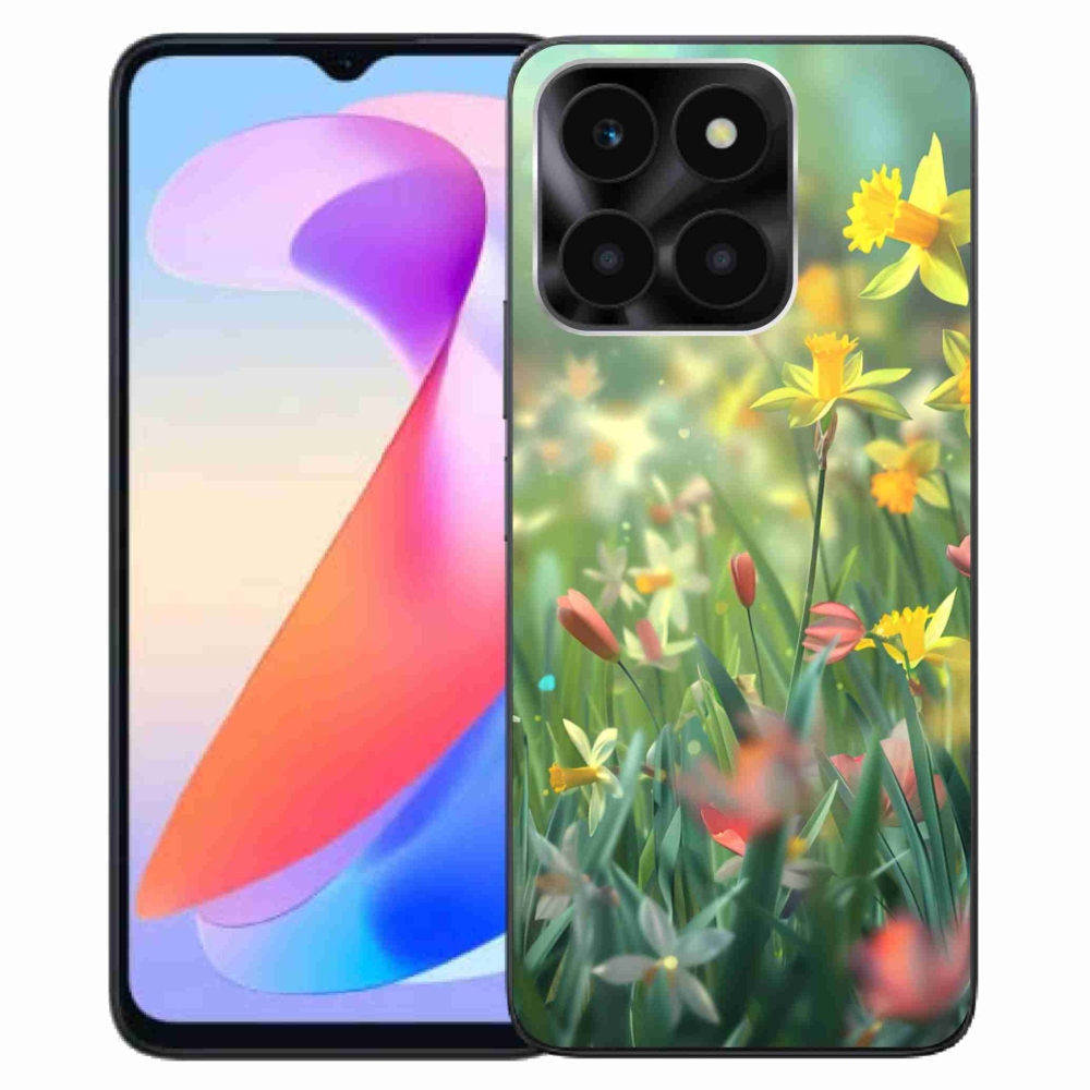 Zselés borítás mmCase a Honor X6a készülékhez - tavaszi virágok