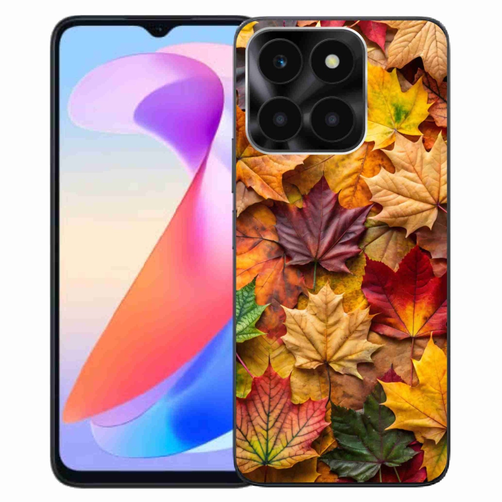 Zselés borítás mmCase a Honor X6a készülékhez - juharlevelek 2