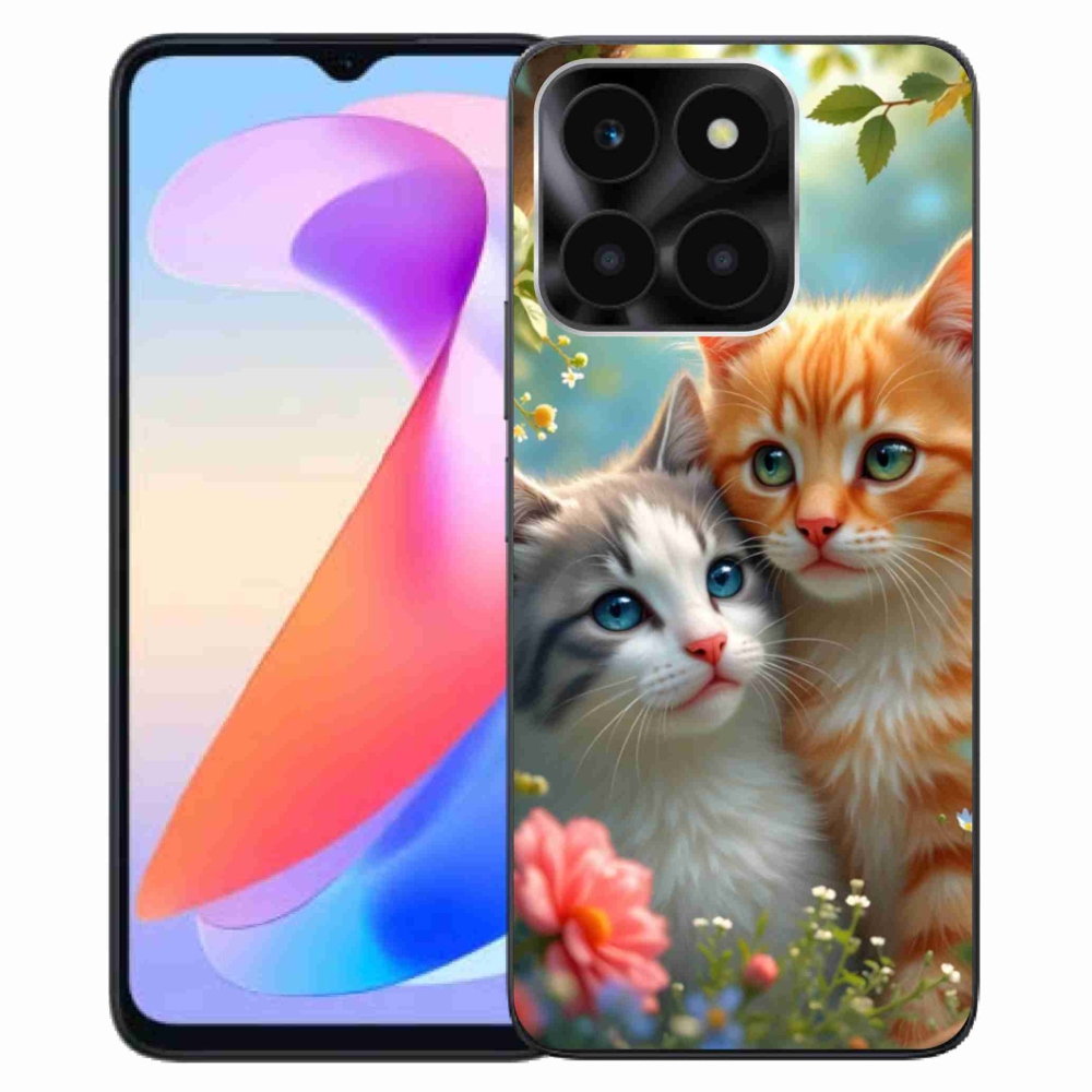 Gél borítás mmCase a Honor X6a készülékhez - cat love 2