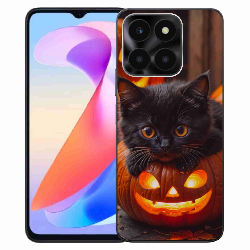 Zselés borítás mmCase a Honor X6a készülékhez - cica és tök