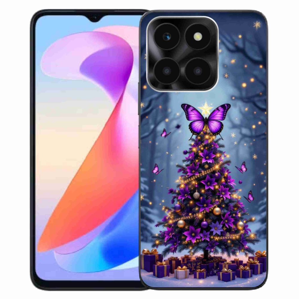 mmCase gél tok az Honor X6a-hoz – pillangós karácsonyfa