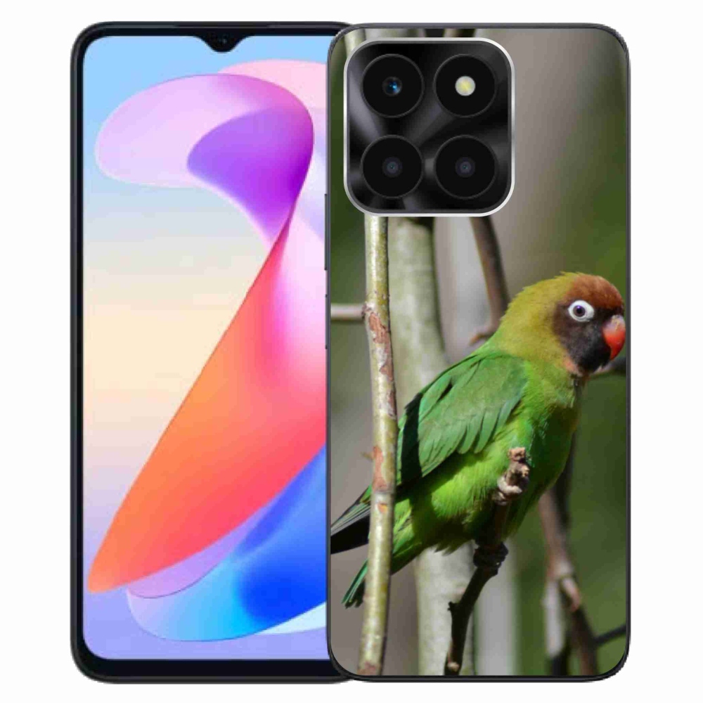Zselés borítás mmCase a Honor X6a készülékhez - papagáj agapornis