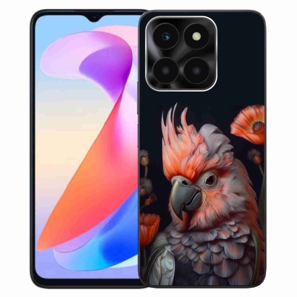 mmCase gél tok az Honor X6a-hoz – színes kakadu papagáj