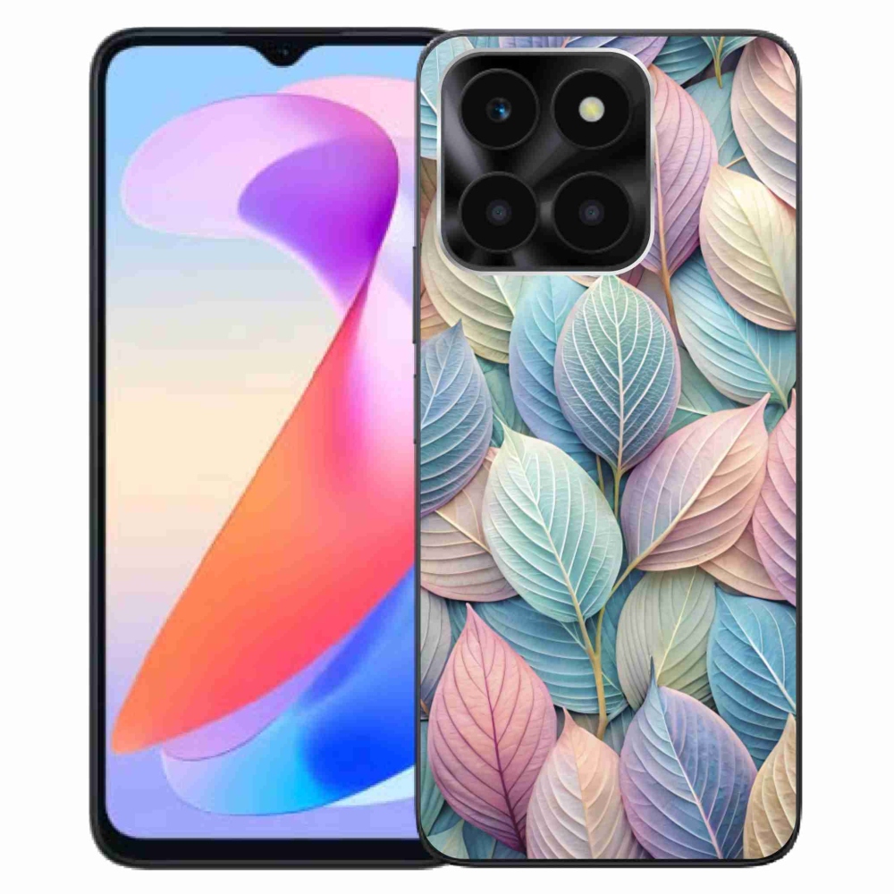 Zselés borító mmCase a Honor X6a készülékhez - pasztell levelek