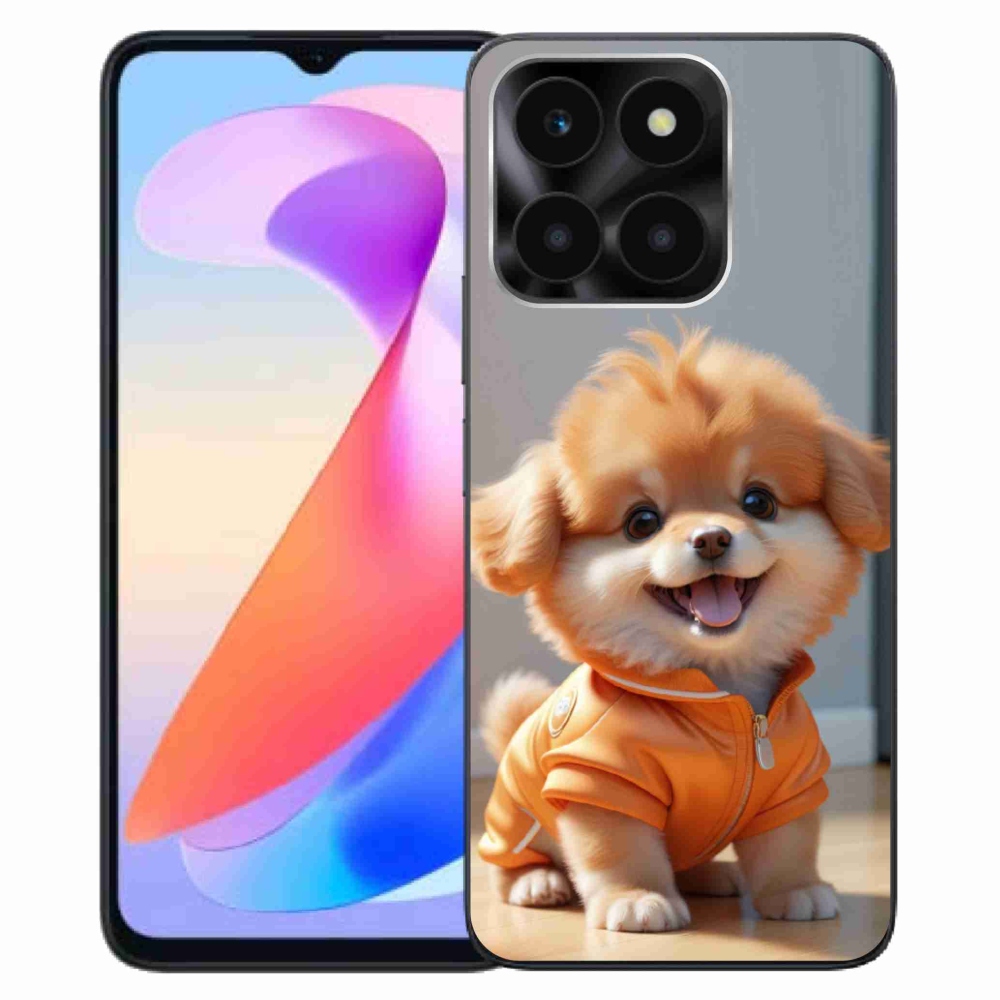 mmCase gél tok az Honor X6a-hoz – aranyos pomerániai pulóverben