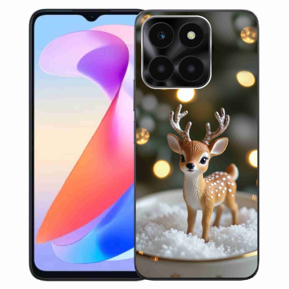 mmCase gél tok az Honor X6a-hoz – aranyos karácsonyi szarvas