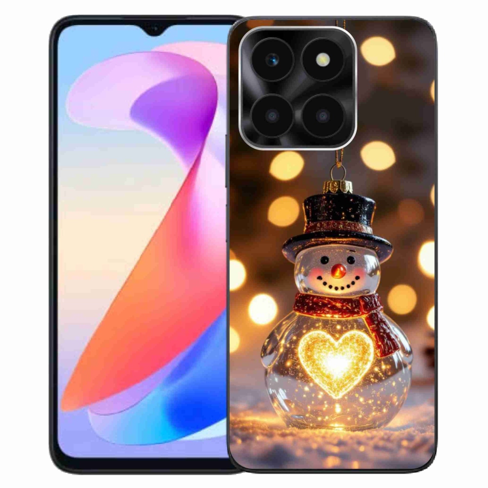 mmCase gél tok az Honor X6a-hoz – világító karácsonyi hóember