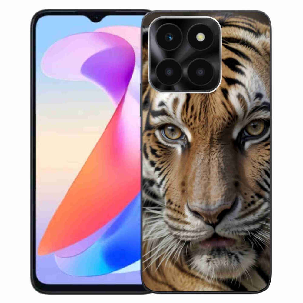 Zselés borítás mmCase a Honor X6a számára - tigris nézet