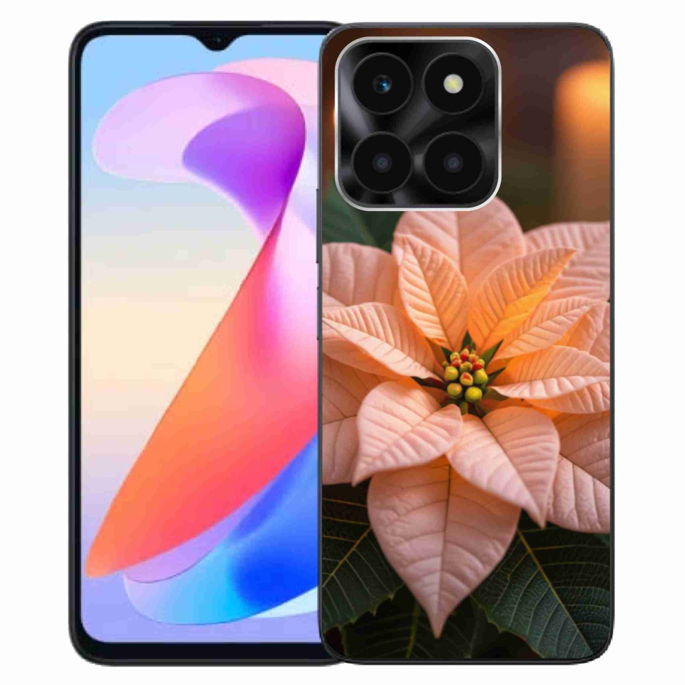 Zselés borítás mmCase a Honor X6a készülékhez - mikulásvirág