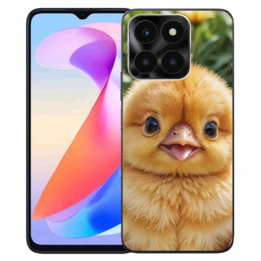 Zselés borítás mmCase a Honor X6a számára - boldog csaj