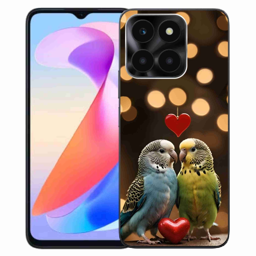 mmCase géltok az Honor X6a-hoz – szerelmes papagájok