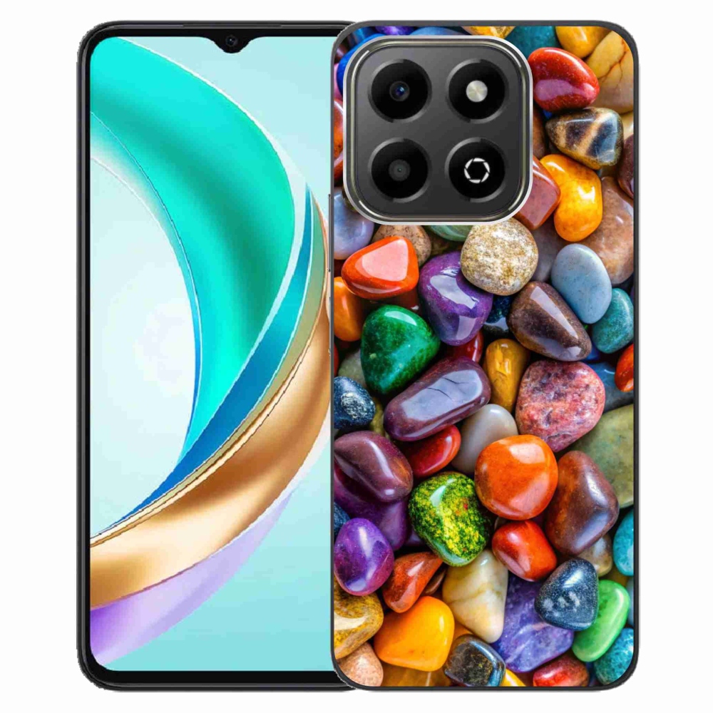 Gél borítás mmCase a Honor X6b készülékhez - színes strasszkövek