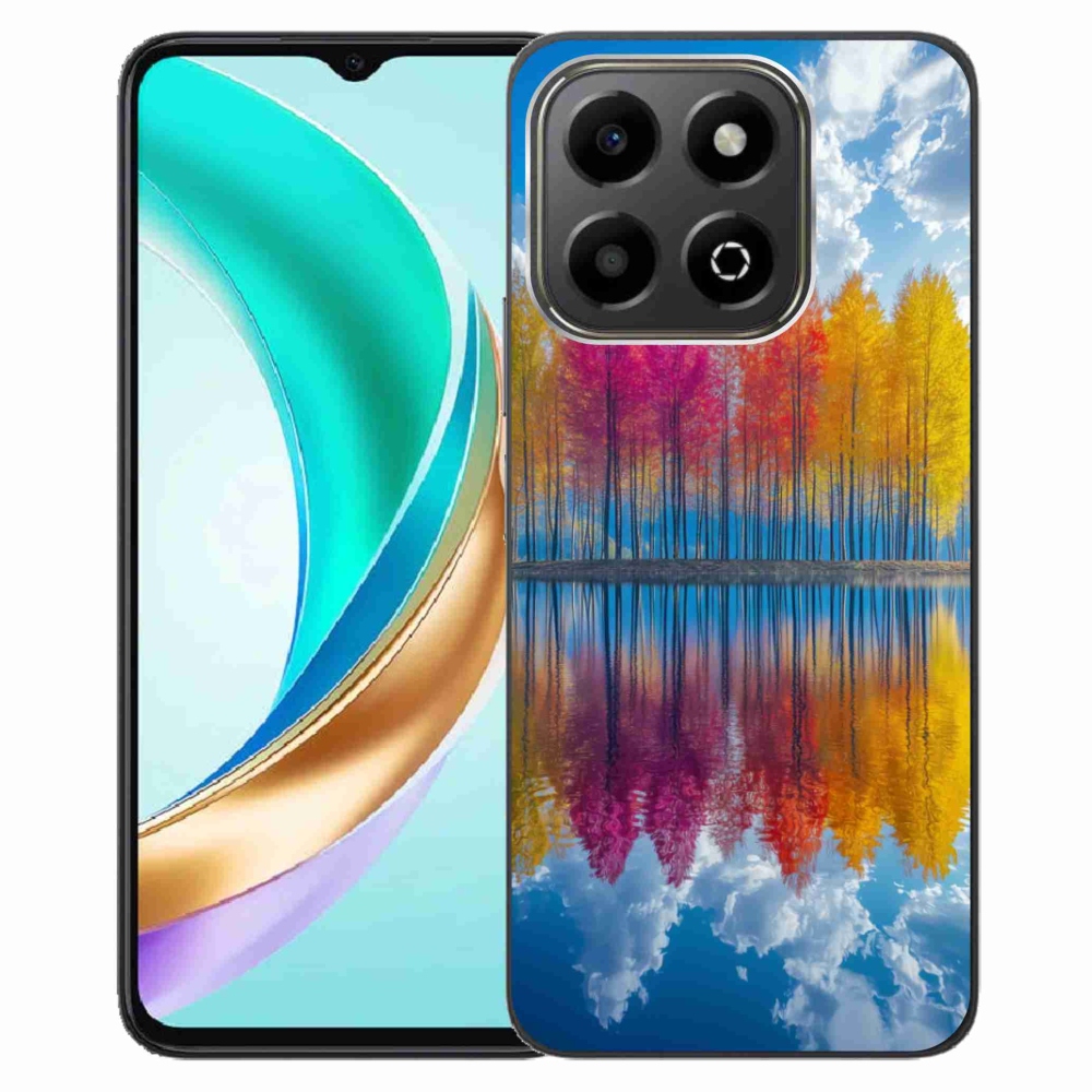 Zselés borítás mmCase a Honor X6b számára - színes fák