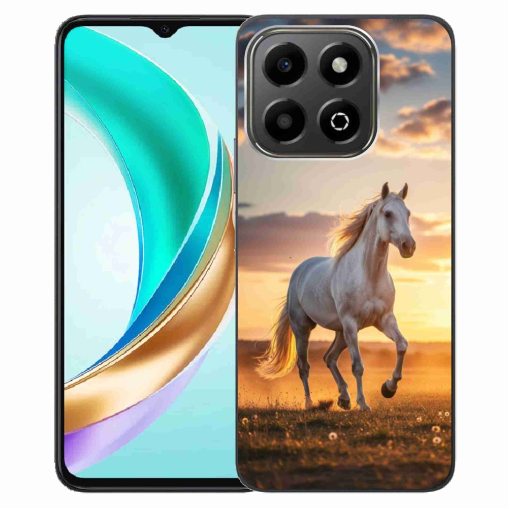 Zselés borítás mmCase a Honor X6b készülékhez - futó fehér ló 2