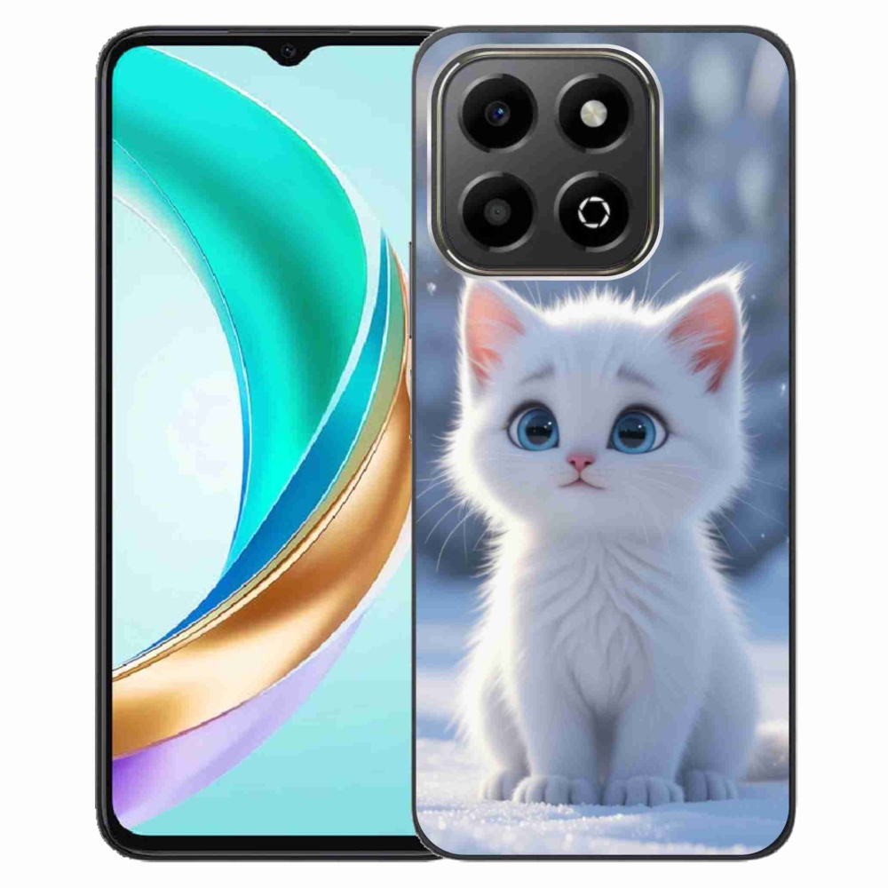 mmCase gél tok az Honor X6b-hez – fehér cica 3