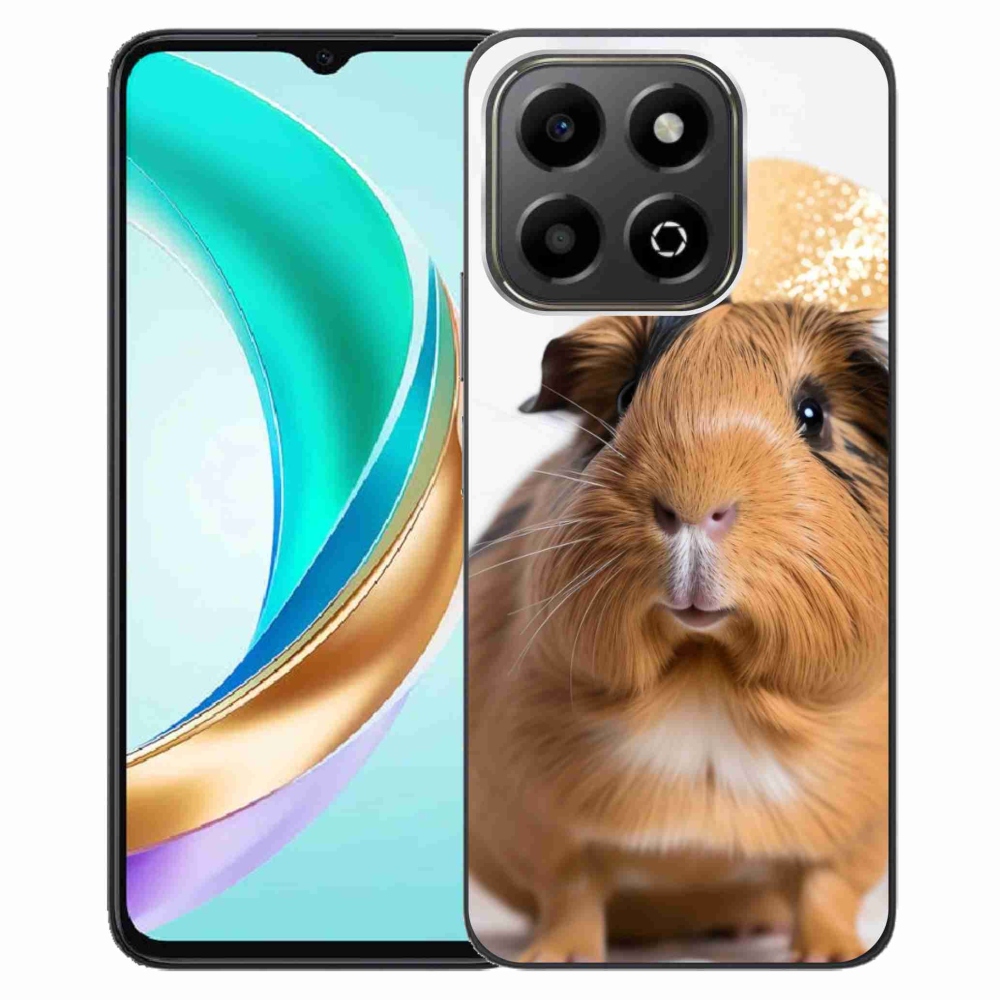 Zselés borítás mmCase a Honor X6b készülékhez - barna tengerimalac