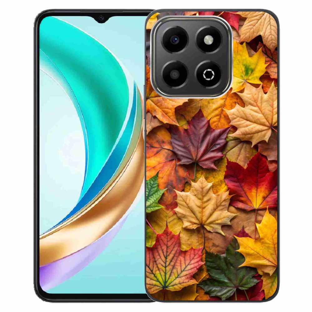 Zselés borítás mmCase a Honor X6b készülékhez - juharlevelek 2